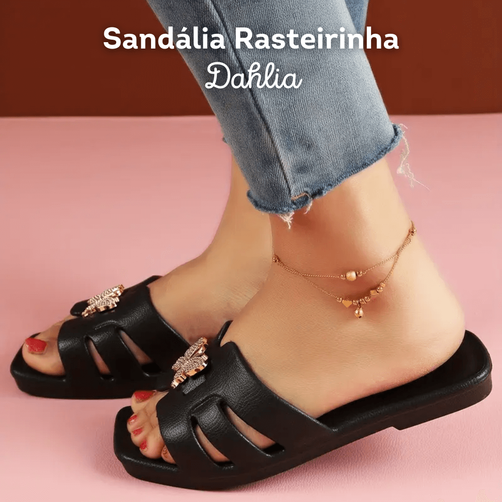 sandalia rasteirinha dahlia malu comfort